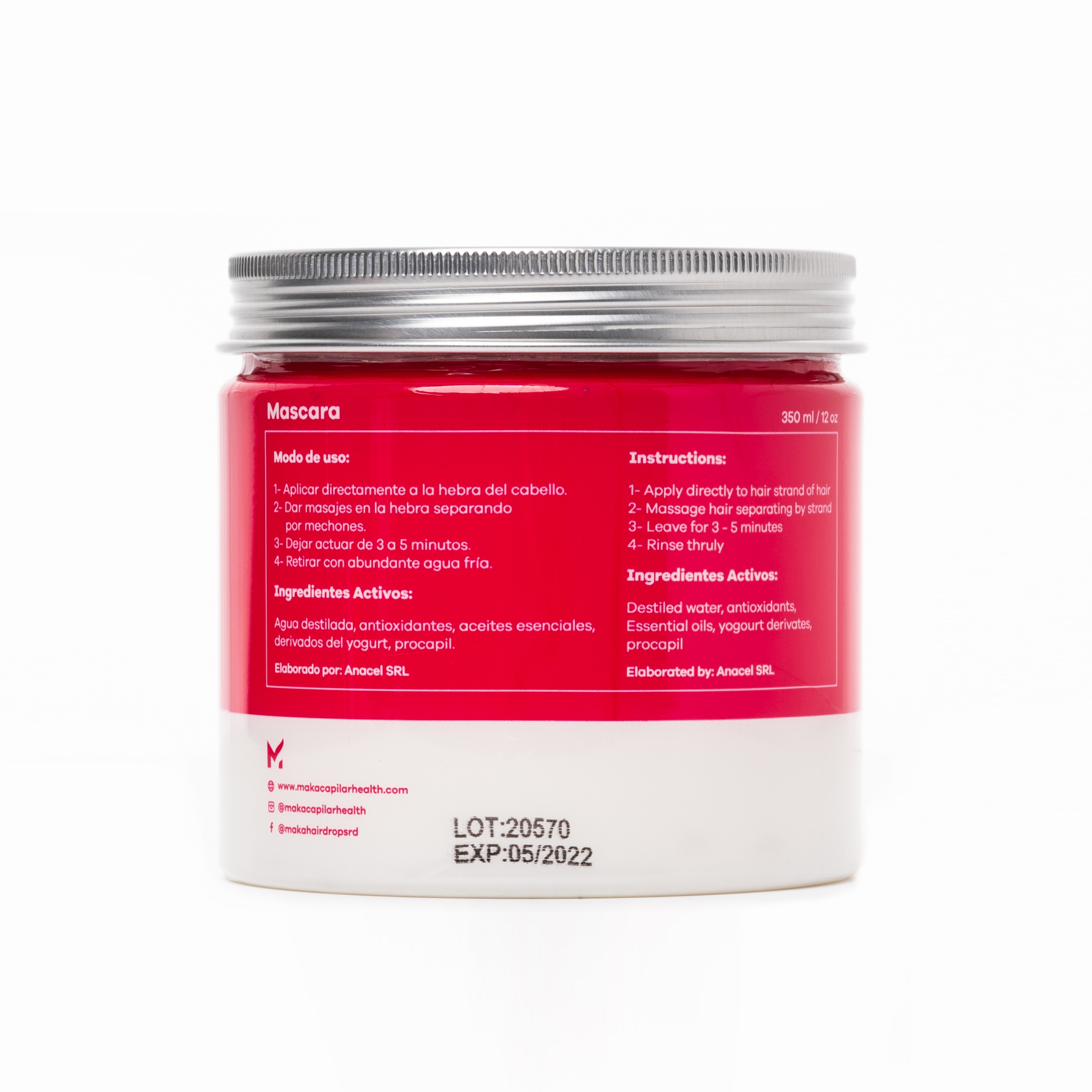 Oil Control Yogurt Hair Mask 350ml / 12oz