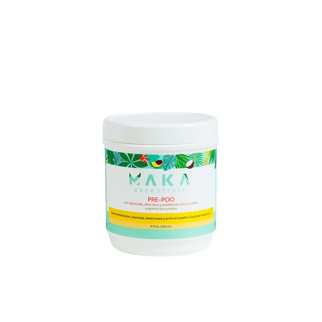 Pre-Poo with Avocado, Aloe Vera, and Coconut and Castor Oils, 8 Oz. – MAKA ESSENTIALS